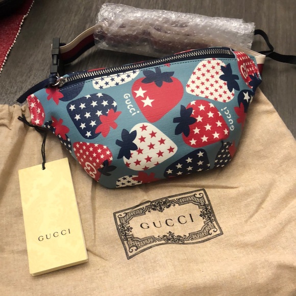 Gucci Other - GUCCI Strawberry Belt Bag